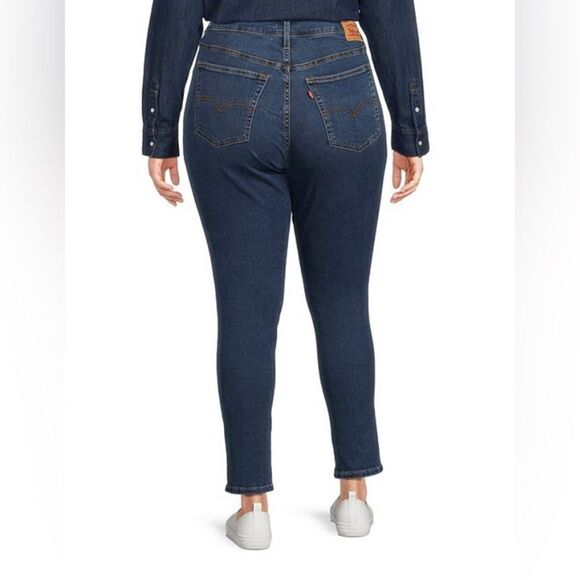 LEVIS - 🌺HP X 11 🌺 NWT -L Sz 24W Plus Size 721 Hi-Rise Skinny Distressed Jeans - Picture 3 of 16